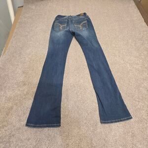 Y2K Retro Faded Bootcut Curvy Faded Denim WallFlower Luscious Curvy Fit sz 3